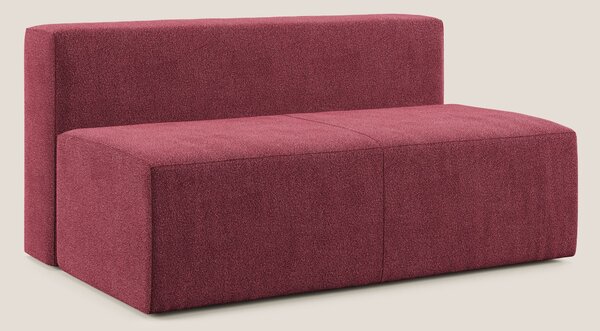 Nettuno modulo centrale maxi in morbido tessuto bouclè T07 rosso