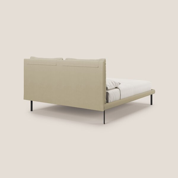 Giselle letto moderno con cuscini testata regolabili con tasche in mic