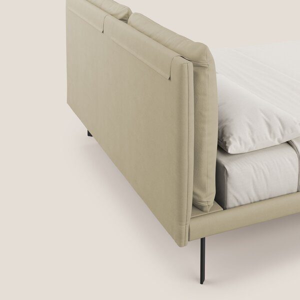Giselle letto moderno con cuscini testata regolabili con tasche in mic