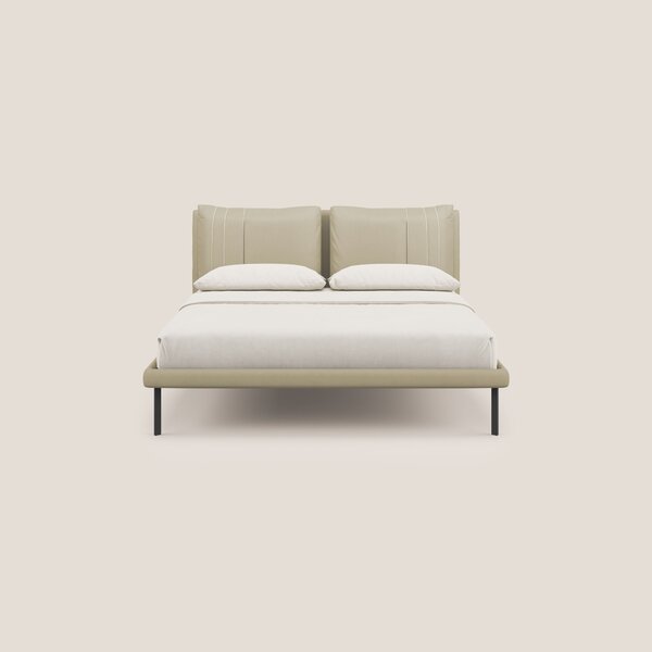 Giselle letto moderno con cuscini testata regolabili con tasche in mic