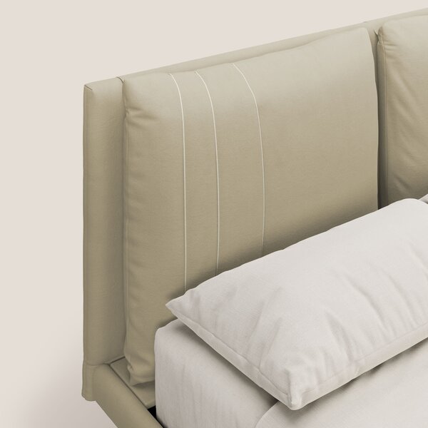 Giselle letto moderno con cuscini testata regolabili con tasche in mic