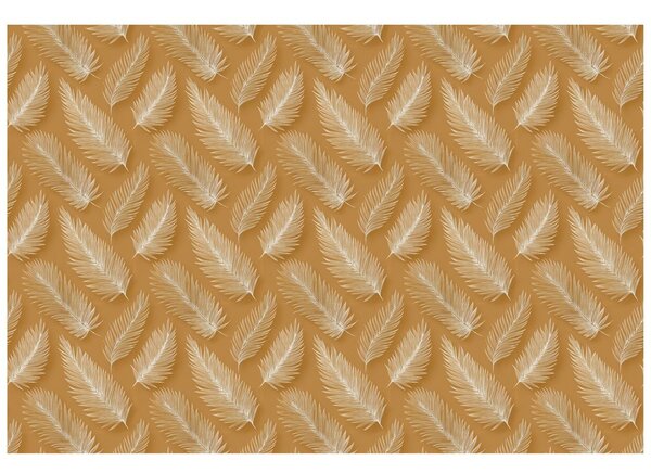 Carta da parati – Delicate foglie piumate