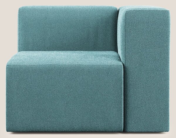 Nettuno modulo angolo/laterale in morbido tessuto bouclè T07 azzurro