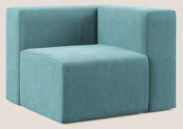 Nettuno modulo angolo/laterale in morbido tessuto bouclè T07 azzurro
