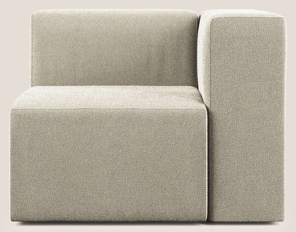 Nettuno modulo angolo/laterale in morbido tessuto bouclè T07 beige
