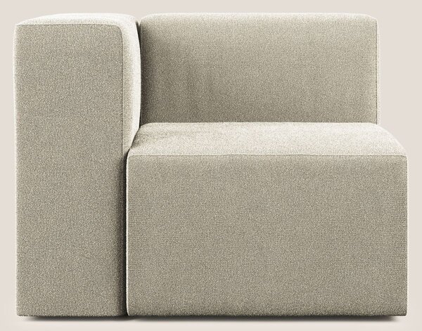 Nettuno modulo angolo/laterale in morbido tessuto bouclè T07 beige