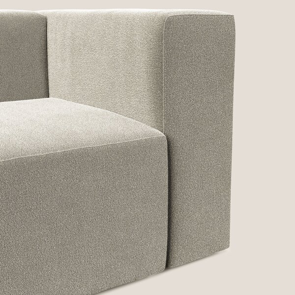 Nettuno modulo angolo/laterale in morbido tessuto bouclè T07 beige