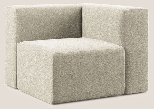 Nettuno modulo angolo/laterale in morbido tessuto bouclè T07 beige