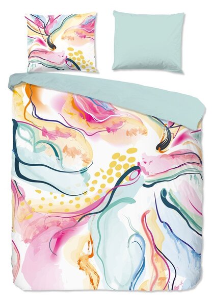 Set copripiumino e federa in cotone per letto matrimoniale ed esteso 200x220 cm Magic – Good Morning
