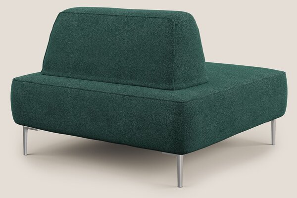 Newton poltrona modulare con schienali movibili T07 verde