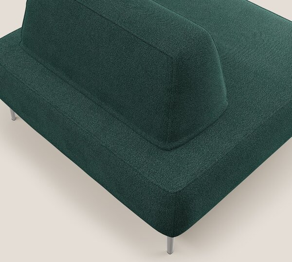 Newton poltrona modulare con schienali movibili T07 verde