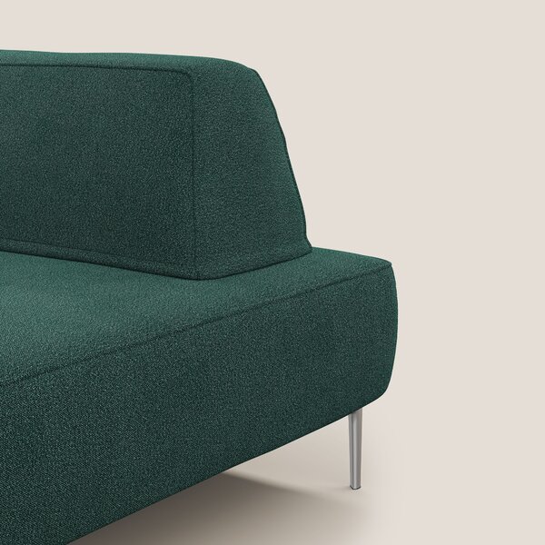 Newton poltrona modulare con schienali movibili T07 verde