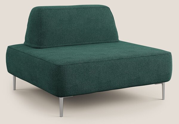 Newton poltrona modulare con schienali movibili T07 verde