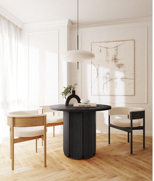 Tavolo da pranzo rotondo con effetto rovere ø 98 cm Soft – Woodman