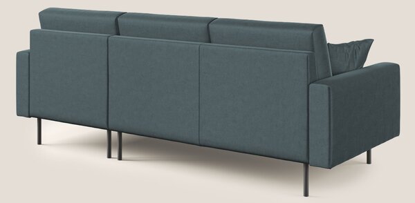 Arthur divano moderno angolare in velluto morbido impermeabile T01 pet