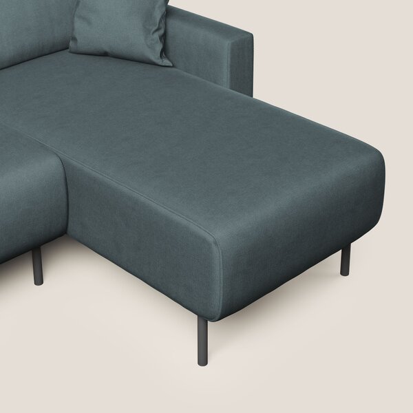 Arthur divano moderno angolare in velluto morbido impermeabile T01 pet