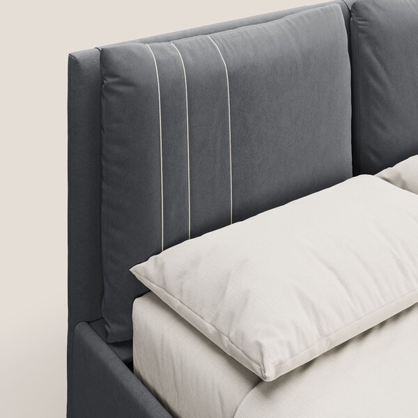 Nathan letto contenitore con cuscini regolabili con tasche in microfib