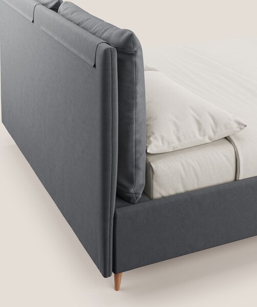 Nathan letto contenitore con cuscini regolabili con tasche in microfib