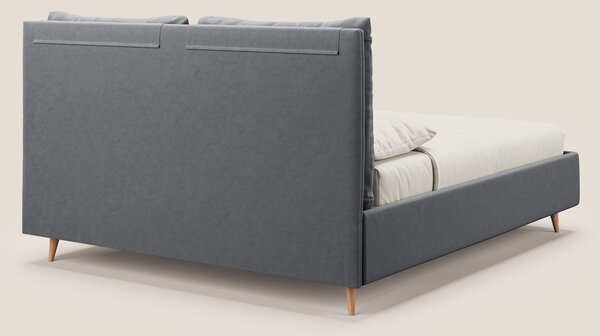 Nathan letto contenitore con cuscini regolabili con tasche in microfib