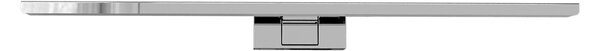 Lampada LED da Specchio 60cm Cromata 12W IP54 Tripla Installazione Colore Bianco Caldo 3.000K