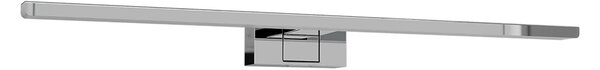 Lampada LED da Specchio 60cm Cromata 12W IP54 Tripla Installazione Colore Bianco Caldo 3.000K