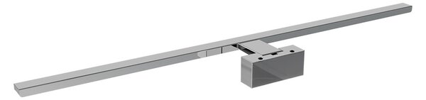 Lampada LED da Specchio 80cm Cromata 15W IP54 Tripla Installazione Colore Bianco Caldo 3.000K