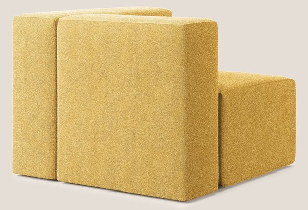 Nettuno modulo angolo/laterale in morbido tessuto bouclè T07 giallo