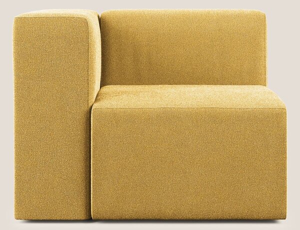 Nettuno modulo angolo/laterale in morbido tessuto bouclè T07 giallo
