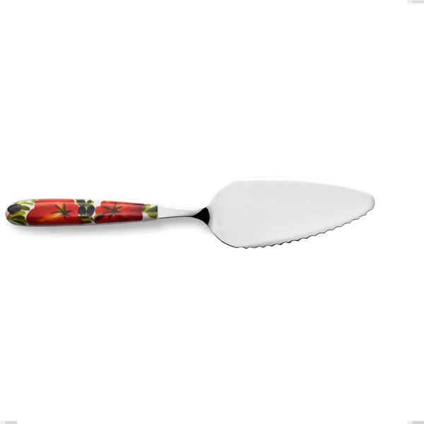 Pala torta Vero Albenga, acciaio 18.0 nickel free, manicatura pbt sublimato acciaio lucido, lunghezza 257 mm