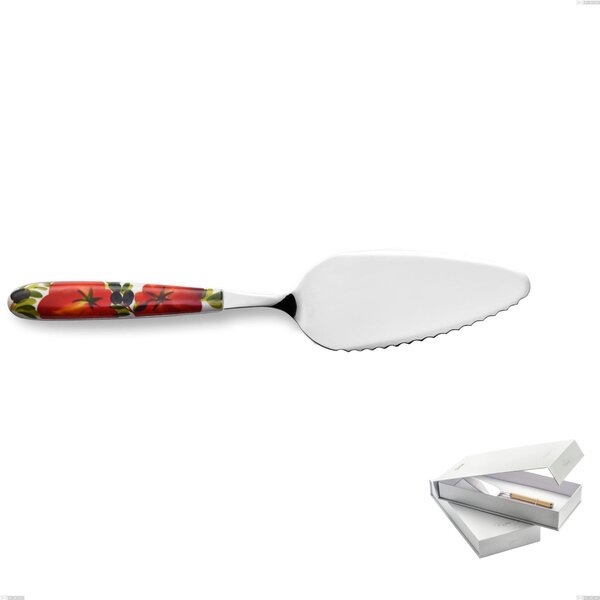 Confezione a libro 1 pezzo pala torta Vero Albenga, acciaio 18.0 nickel free, manicatura pbt sublimato acciaio lucido