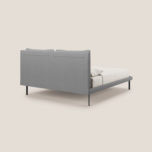 Giselle letto moderno con cuscini testata regolabili con tasche in mic