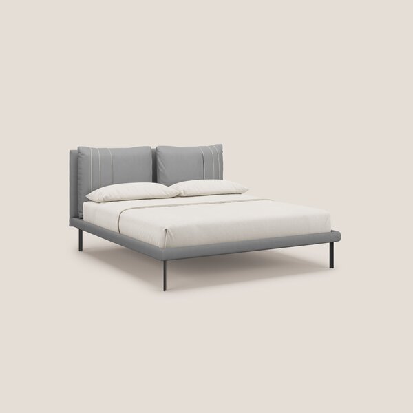 Giselle letto moderno con cuscini testata regolabili con tasche in mic