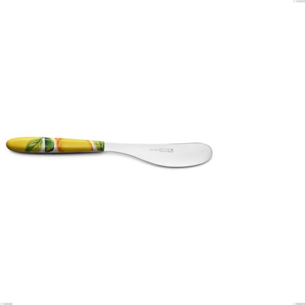 Spalmaburro piccolo Vero Sorrento, acciaio 18.0 nickel free, manicatura pbt sublimato acciaio lucido, lunghezza 152 mm