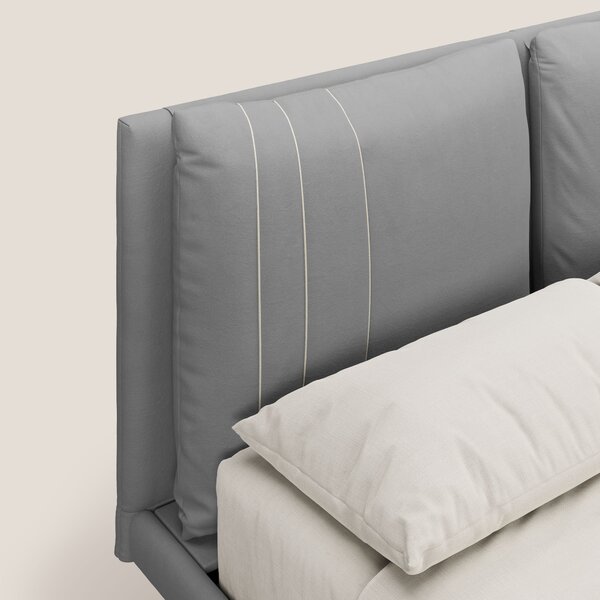 Giselle letto moderno con cuscini testata regolabili con tasche in mic