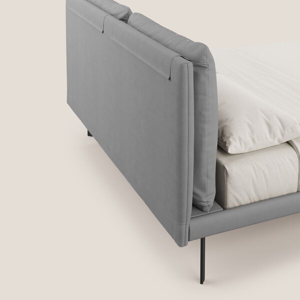 Giselle letto moderno con cuscini testata regolabili con tasche in mic