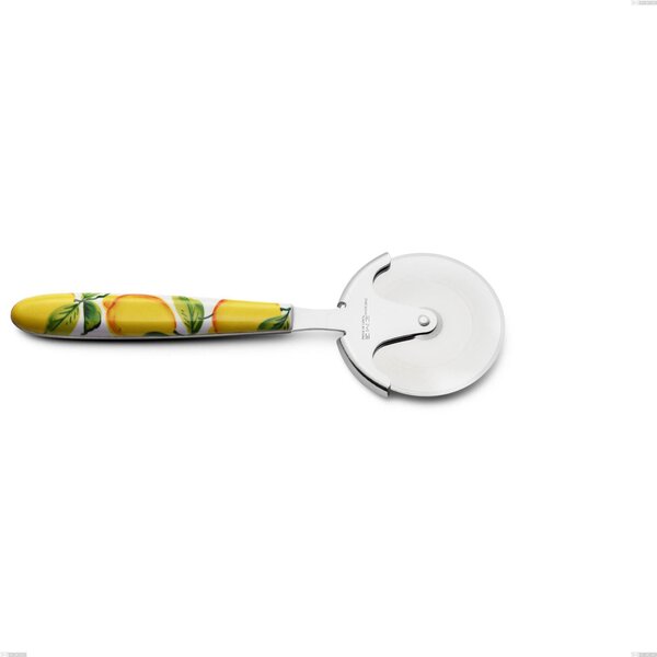 Rotella tagliapizza Vero Sorrento, acciaio 18.0 nickel free, manicatura pbt sublimato acciaio lucido, lunghezza 190 mm