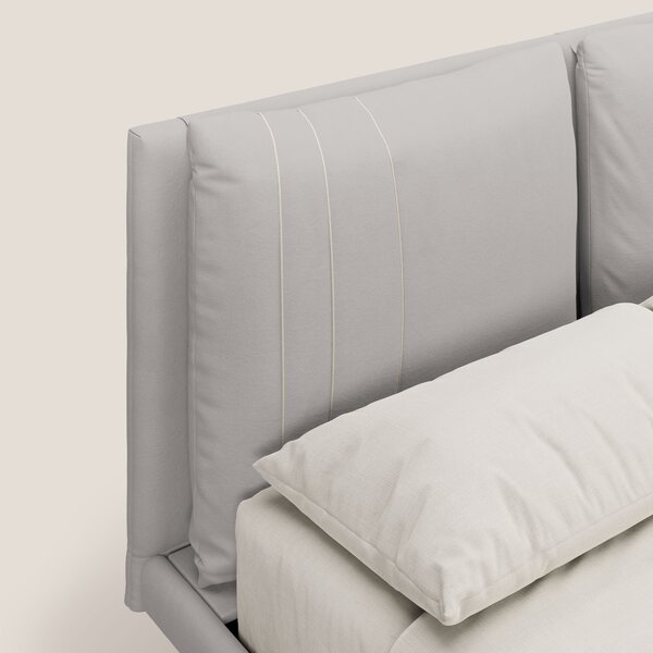 Giselle letto moderno con cuscini testata regolabili con tasche in mic