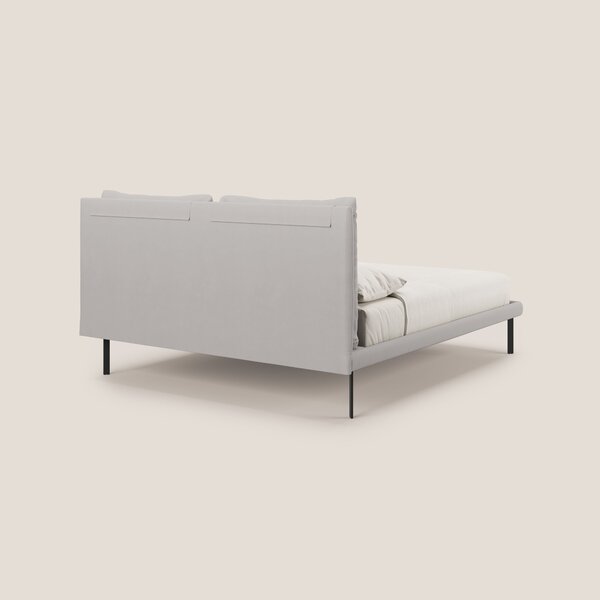 Giselle letto moderno con cuscini testata regolabili con tasche in mic