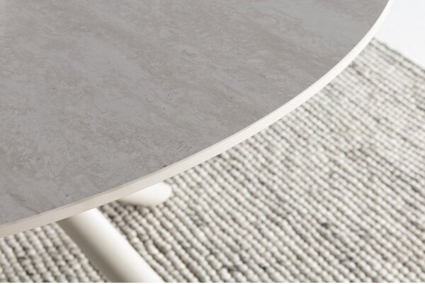 Tavolo da pranzo rotondo con piano in ceramica ø 119,5 cm Talia – Marckeric