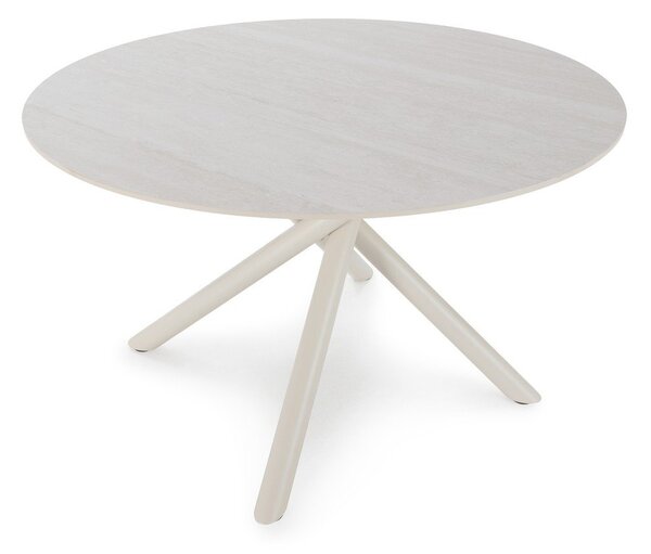 Tavolo da pranzo rotondo con piano in ceramica ø 119,5 cm Talia – Marckeric