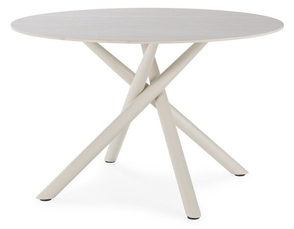 Tavolo da pranzo rotondo con piano in ceramica ø 119,5 cm Talia – Marckeric