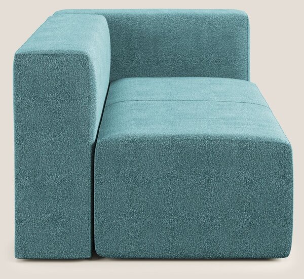 Nettuno modulo angolo/laterale maxi in morbido tessuto bouclè T07 azzu