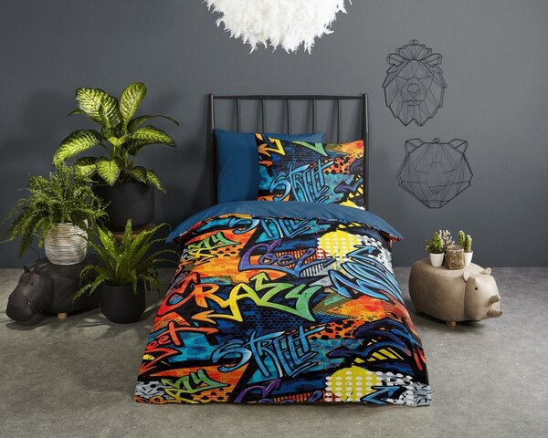 Set copripiumino e federa da bambini in microfibra per letto singolo ed esteso 140x220 cm Jeff – Good Morning