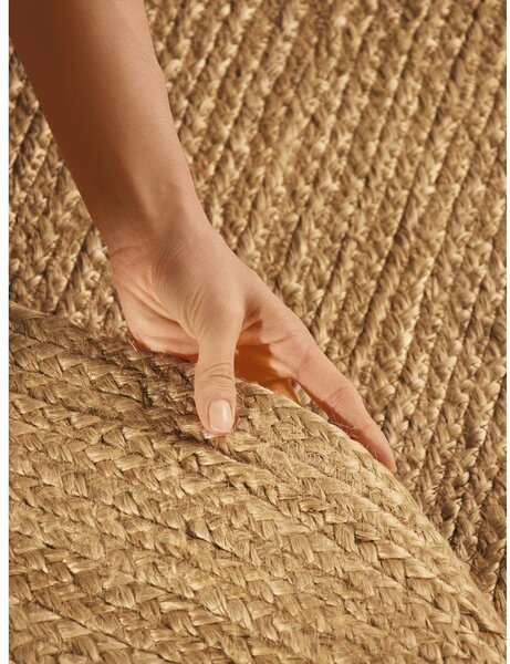 Tappeto di colore naturale in iuta reversibile/tessuto a mano 160x230 cm Braided – Hanse Home