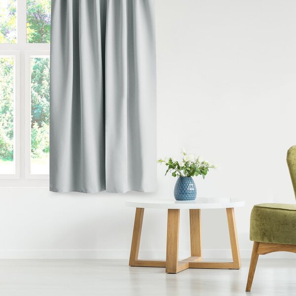 Tenda parzialmente oscurante grigio chiaro 140x270 cm Kierra – Restilo