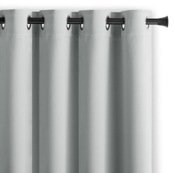 Tenda parzialmente oscurante grigio chiaro 140x270 cm Kierra – Restilo