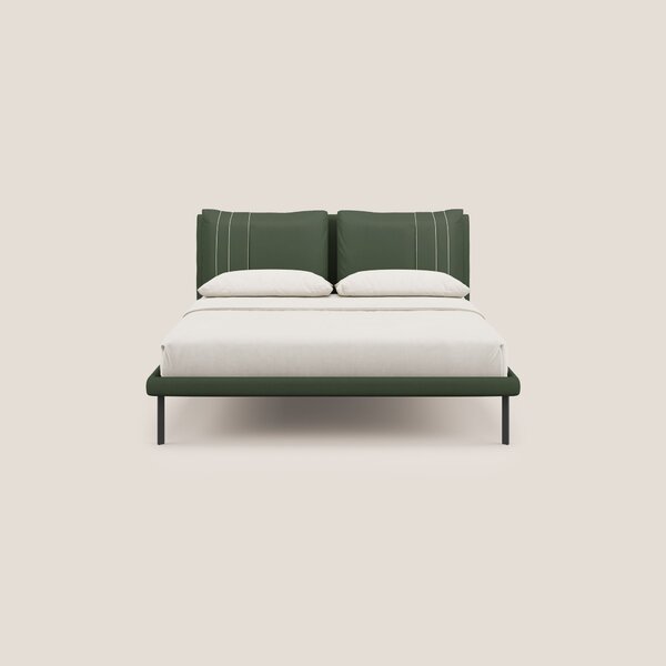 Giselle letto moderno con cuscini testata regolabili con tasche in mic