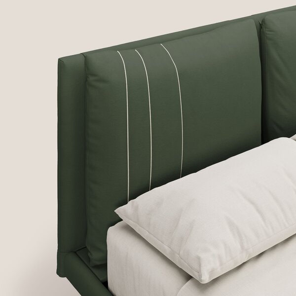 Giselle letto moderno con cuscini testata regolabili con tasche in mic