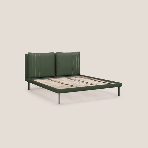 Giselle letto moderno con cuscini testata regolabili con tasche in mic