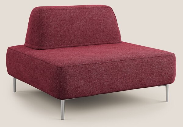 Newton poltrona modulare con schienali movibili T07 rosso